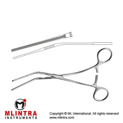 DeBakey Atrauma Multipurpose Vascular Clamp Stainless Steel, 16.5 cm - 6 1/2"